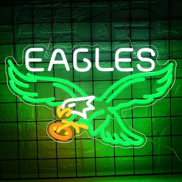 Team EAGLES Neon Sign Houston Neon Light